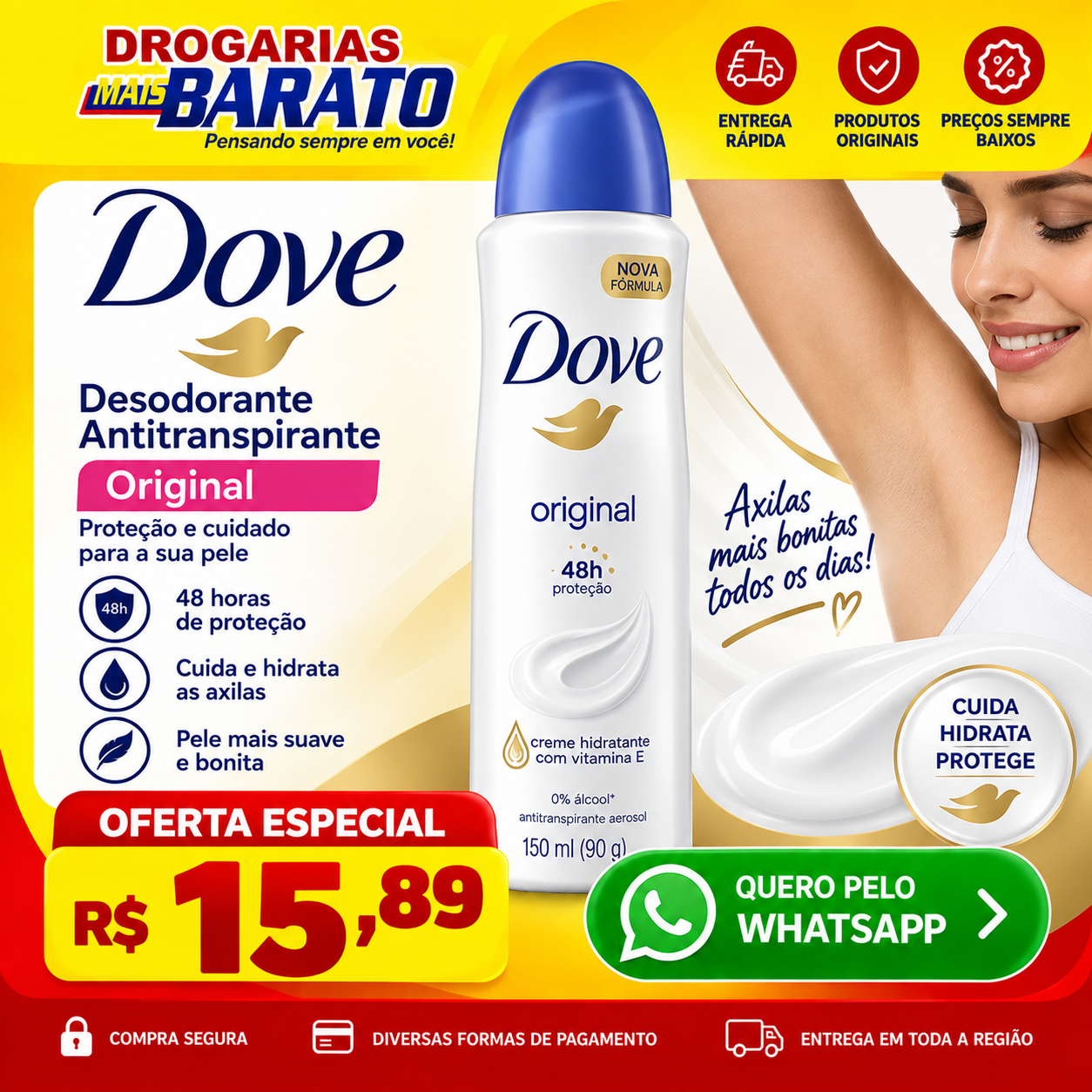 Desodorante Dove Original