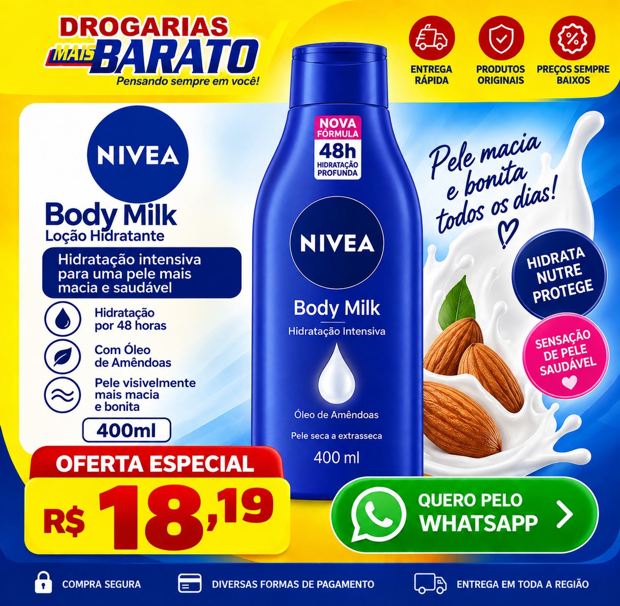 Nivea Body Milk 400ml